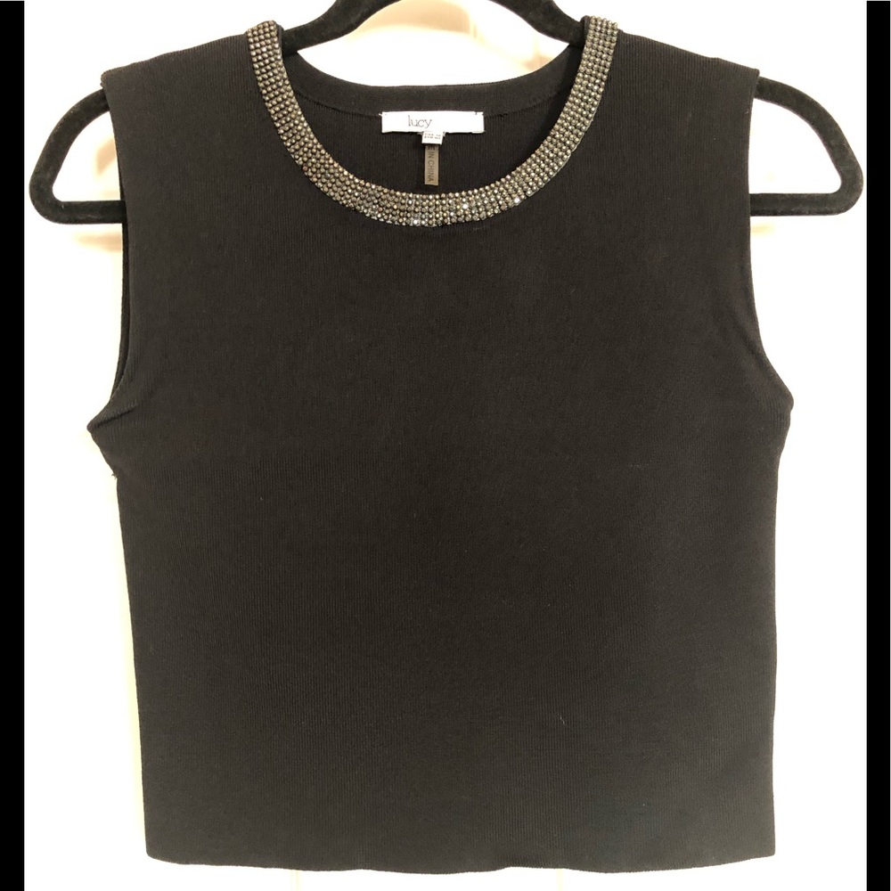 Lucy Paris sleeveless knit crop top size M, EUR 40